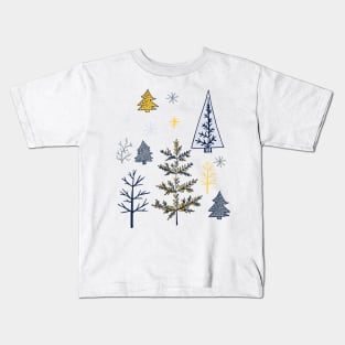 Cute Holiday Forest Kids T-Shirt